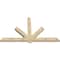 Ekena Millwork Kennewick Rough Sawn Timber Gable Bracket, Douglas Fir, 96"W x 56"H x 4"D x 6"F, 14/12 Pitch GBW096X56X0406KEN00RDF - alternate 4
